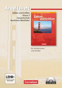 Produktbild: Zahlen und Gr&ouml;&szlig;en - Kernlehrpl&auml;ne Gesamtschule Nordrhein-Westfalen - 7. Schuljahr