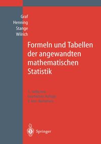 Produktbild: Formeln und Tabellen der angewandten mathematischen Statistik