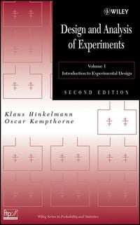 Produktbild: Design and Analysis of Experiments, Volume 1