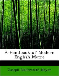 Produktbild: Mayor, J: Handbook of Modern English Metre
