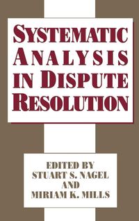 Produktbild: Systematic Analysis in Dispute Resolution