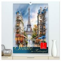 Produktbild: St&auml;dte im Farbenspiel (hochwertiger Premium Wandkalender 2026 DIN A2 hoch), Kunstdruck in Hochglanz