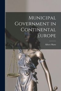 Produktbild: Municipal Government in Continental Europe