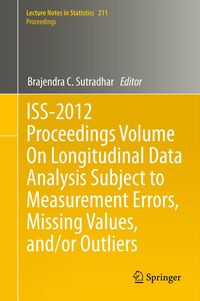 Produktbild: ISS-2012 Proceedings Volume On Longitudinal Data Analysis Subject to Measurement Errors, Missing Values, and/or Outliers