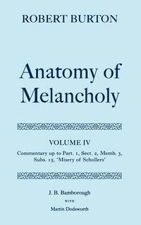 Produktbild: The Anatomy of Melancholy