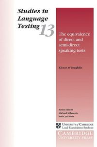 Produktbild: The Equivalence of Direct and Semi-Direct Speaking Tests