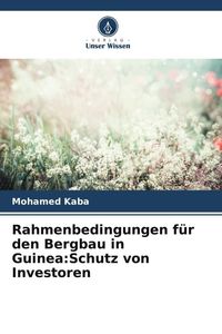 Produktbild: Rahmenbedingungen f&uuml;r den Bergbau in Guinea:Schutz von Investoren