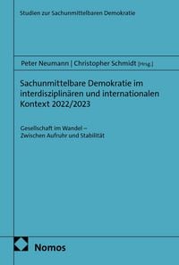 Produktbild: Sachunmittelbare Demokratie im interdisziplin&auml;ren und internationalen Kontext 2022/2023