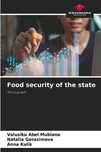 Produktbild: Food security of the state