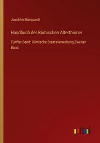 Produktbild: Handbuch der R&ouml;mischen Alterth&uuml;mer