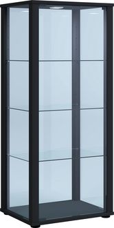 Produktbild: Holz Glas Stand Vitrine Sammelvitrine Kavisa M
