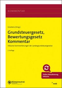 Produktbild: Grundsteuergesetz, Bewertungsgesetz Kommentar