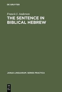 Produktbild: The Sentence in Biblical Hebrew