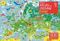 Produktbild: Usborne Atlas and Jigsaw Europe