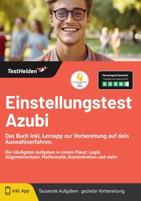 Produktbild: Einstellungstest Azubi: Das Buch inkl. Lernapp zur Vorbereitung auf dein Auswahl