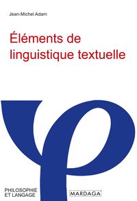Produktbild: &Eacute;l&eacute;ments de linguistique textuelle