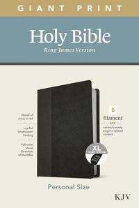 Produktbild: KJV Personal Size Giant Print Bible, Filament Enabled Edition (Leatherlike, Black/Onyx, Indexed)