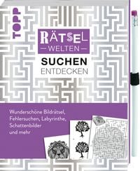 Produktbild Rätselwelten – Rätseln, Suchen & Entdecken: Wunderschöne Bildrätsel, Fehlersuchen, Labyrinthe, Schattenbilder und mehr