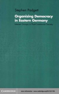 Produktbild: Organizing Democracy in Eastern Germany