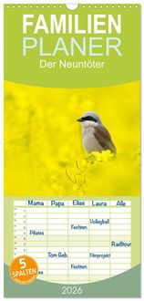 Produktbild: Familienplaner 2026 - Der Neunt&ouml;ter mit 5 Spalten (Wandkalender, 21 x 45 cm) CALVENDO