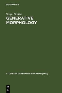Produktbild: Generative Morphology