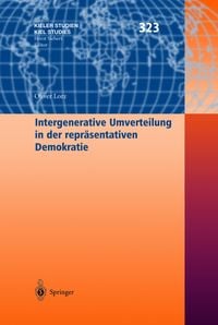 Produktbild: Intergenerative Umverteilung in der repr&auml;sentativen Demokratie
