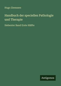 Produktbild: Handbuch der speciellen Pathologie und Therapie