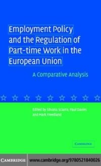 Produktbild: Employment Policy and the Regulation of Part-time Work in the European Union