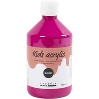 Produktbild: Creativ Company Acrylfarbe Gl&auml;nzend, Pink, 500 ml/ 1 Fl.
