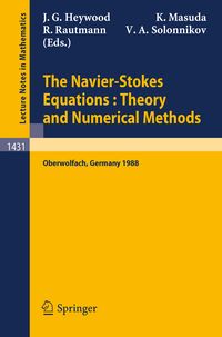 Produktbild: The Navier-Stokes Equations Theory and Numerical Methods