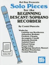 Produktbild: Solo Pieces for the Beginning Descant/Soprano Recorder