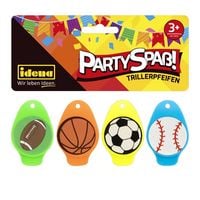 Produktbild: Idena Trillerpfeife Partyspa&szlig; 5cm 4 St&uuml;ck