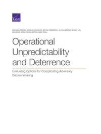 Produktbild: Operational Unpredictability and Deterrence