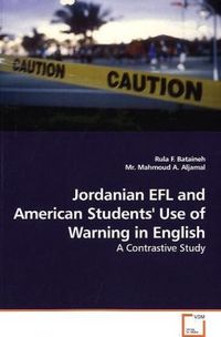 Produktbild: Bataineh, R: Jordanian EFL and American Students' Use of War