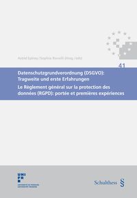 Produktbild: Datenschutzgrundverordnung (DSGVO): Tragweite und erste Erfahrungen