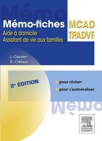Produktbild: M&eacute;mo-fiches MCAD/TPADVF