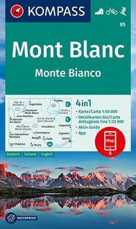 Bild vom Artikel KOMPASS Wanderkarte 85 Mont Blanc, Monte Bianco 1:50.000 vom Autor 