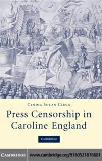 Produktbild: Press Censorship in Caroline England