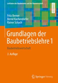 Produktbild: Grundlagen der Baubetriebslehre 1