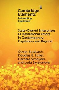Produktbild: State-Owned Enterprises as Institutional Actors in Contemporary Capitalism and Beyond