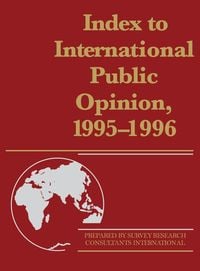 Produktbild: Index to International Public Opinion, 1995-1996