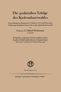 Produktbild: Die praktischen Erfolge des Kieferndauerwaldes