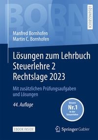Produktbild: L&ouml;sungen zum Lehrbuch Steuerlehre 2 Rechtslage 2023