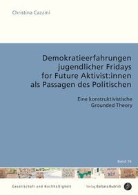Produktbild: Demokratieerfahrungen jugendlicher Fridays for Future Aktivist:innen als Passagen des Politischen