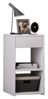 Produktbild: Holz Nachttisch Nachtschrank Sledo Schublade Maxi