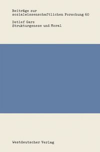 Produktbild: Strukturgenese und Moral