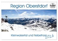 Produktbild: Region Oberstdorf - Kleinwalsertal und Nebelhorn (Wandkalender 2026 DIN A3 quer), CALVENDO Monatskalender