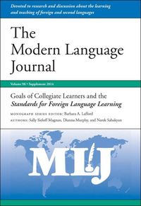 Produktbild: Goals of Collegiate Learners and the Standards for Foreign Language Learning