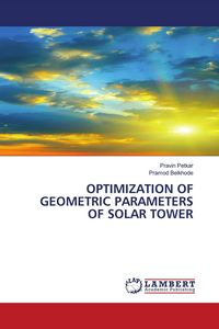Produktbild: Optimization Of Geometric Parameters Of Solar Tower