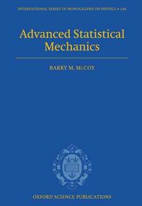 Produktbild: McCoy, B: Advanced Statistical Mechanics